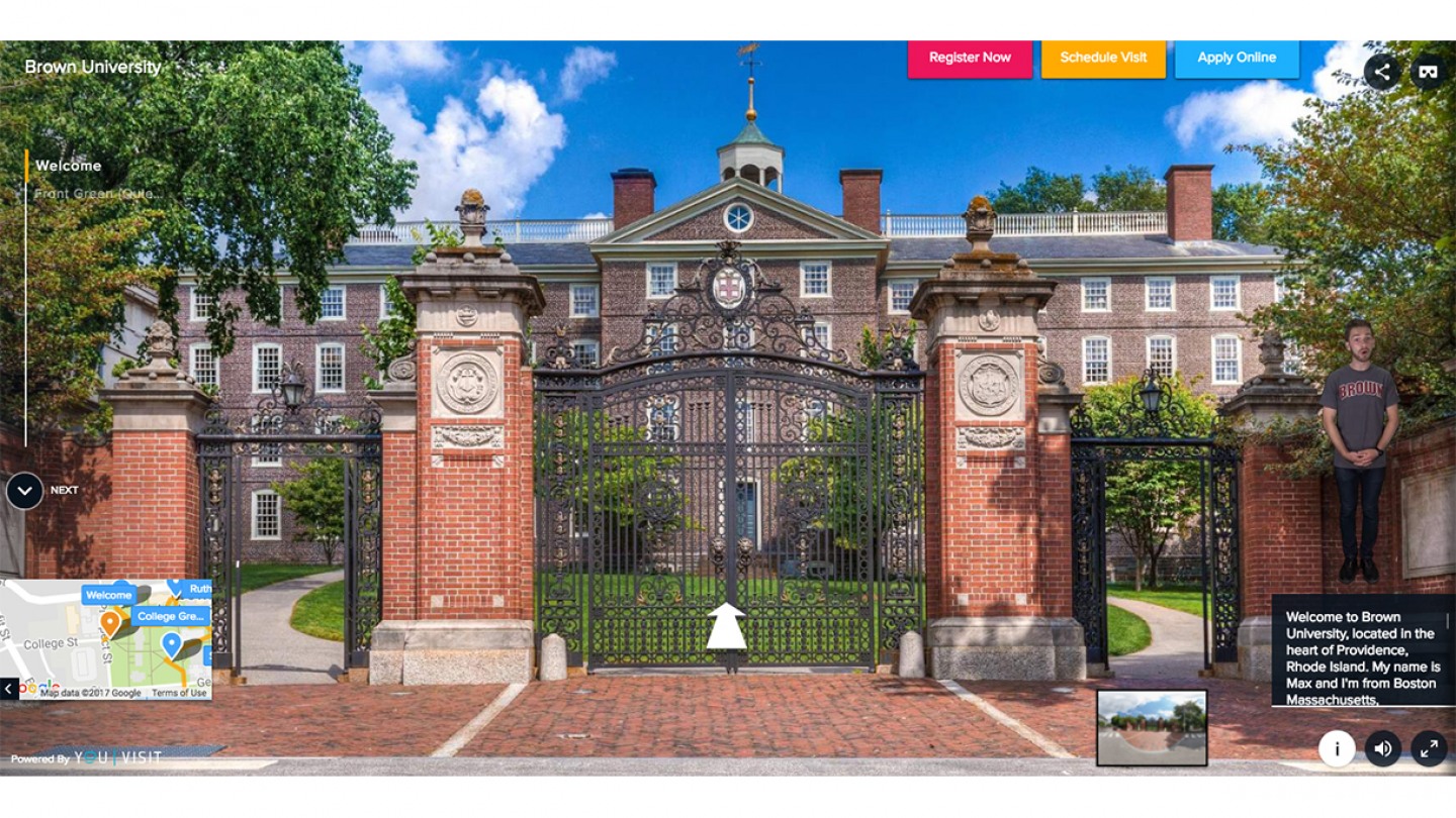 Virtual tour offers prospective students an upclose, interactive look